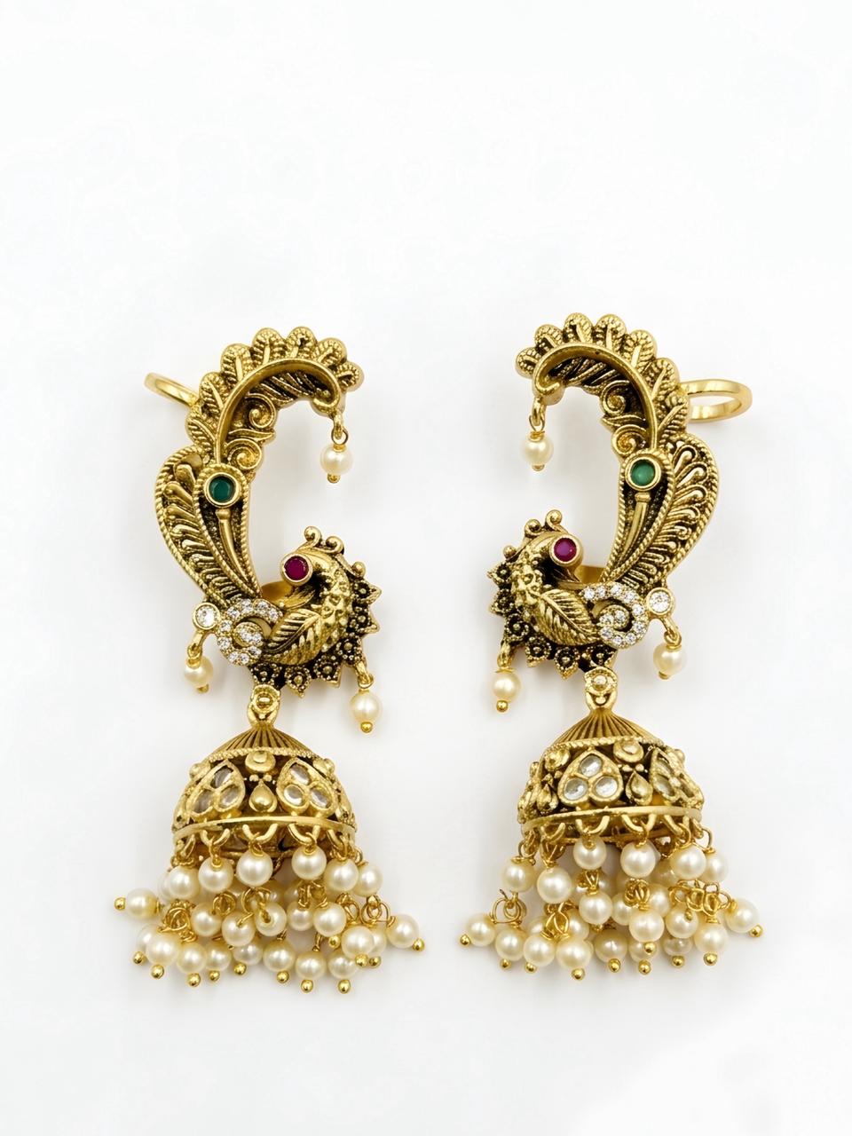 Mayuravalli Antique Earcuff