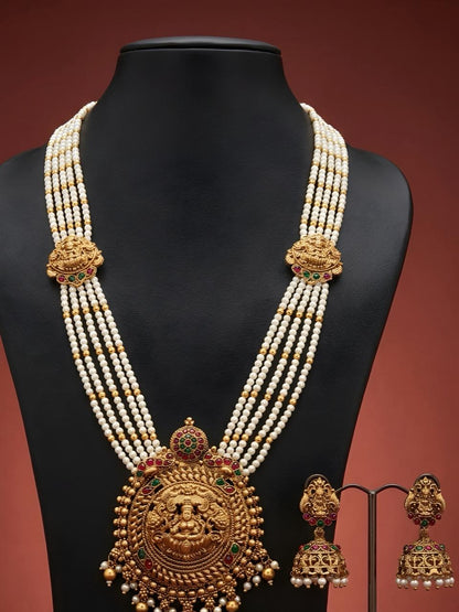 White Antique Long Haaram