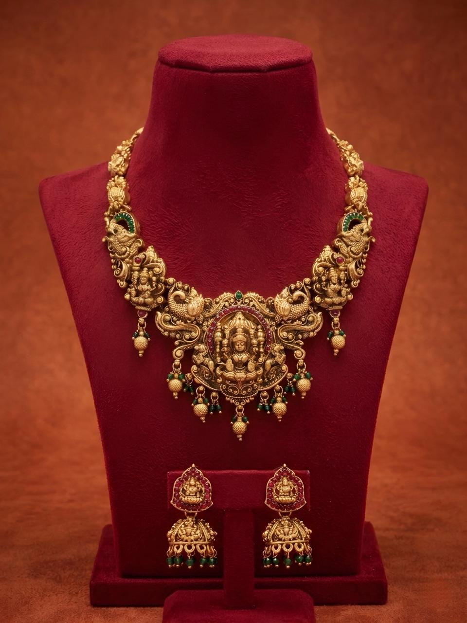 Antique Dhanlaxmi Necklace set