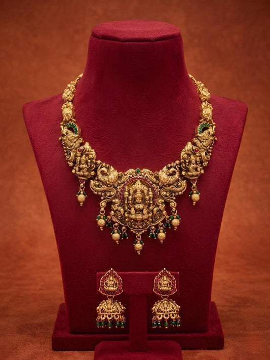 Antique Dhanlaxmi Necklace set