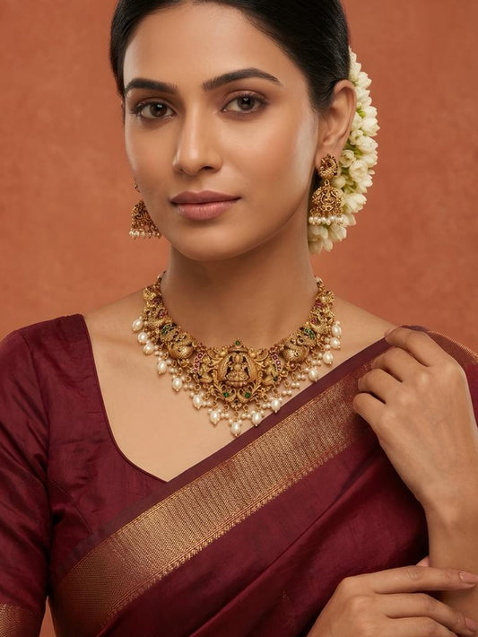 Kavya Laxmi Temple necklace