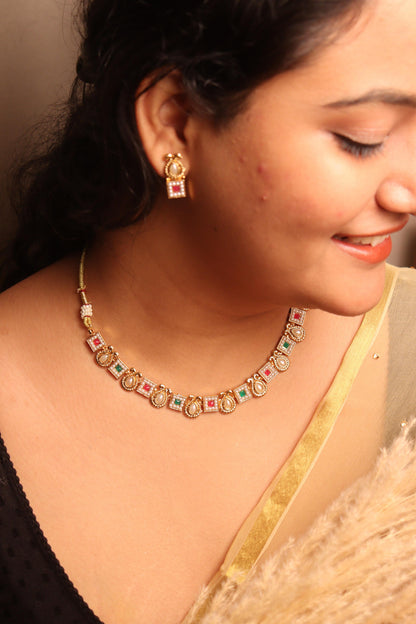 Navratna Choker Set