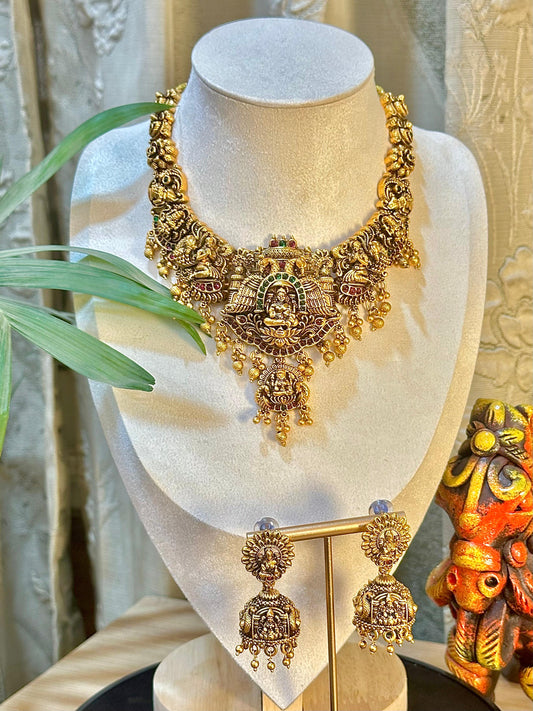Gandaberunda Bridal Necklace Set