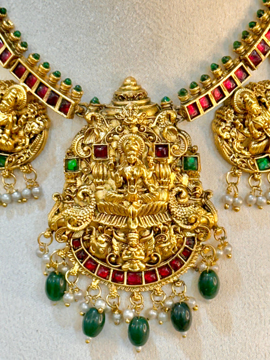 Bridal Laxmi Ganesha Necklace Set
