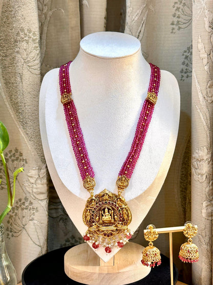Pink Temple Long Haaram