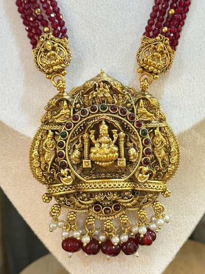 Long Laxmi Red Haaram