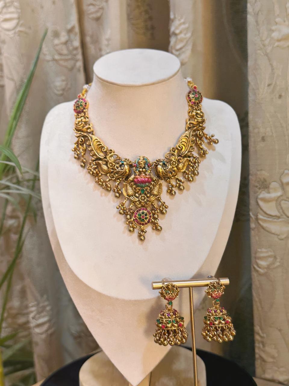 Meenakshi Temple Necklace Set