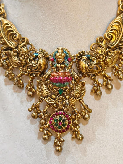 Meenakshi Temple Necklace Set