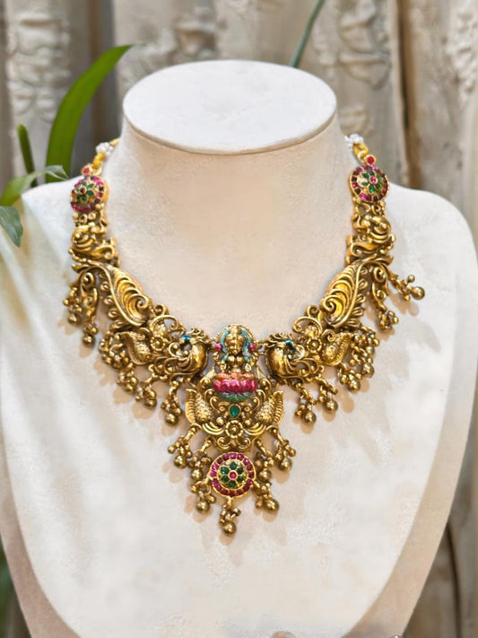 Meenakshi Temple Necklace Set