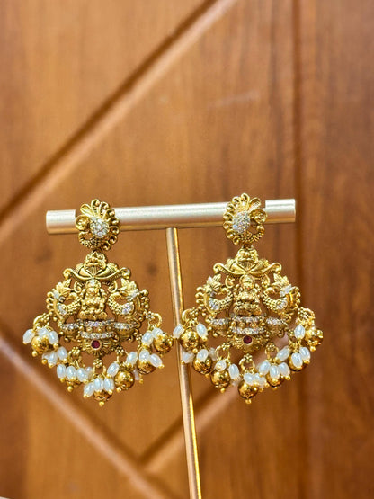 Bridal AD Gold Necklace Set