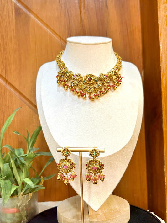 Laxmi Manjari Necklace Set
