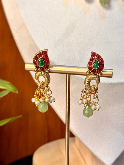 Mint Mango Haaram Set