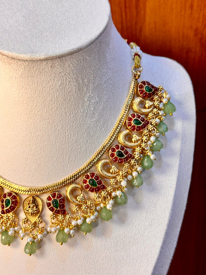 Mint Mango Haaram Set