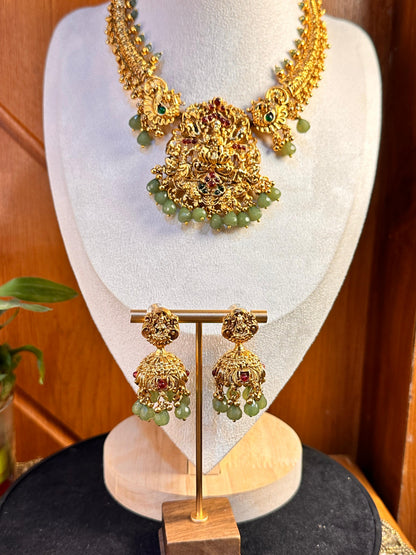 Peacock Roshni Necklace Set