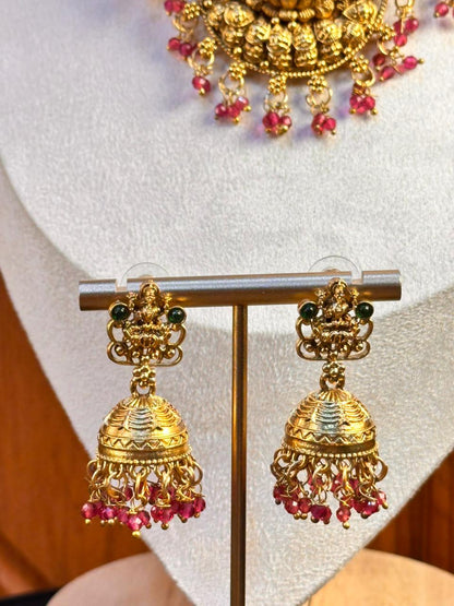 Ruby Laxmi Necklace Set