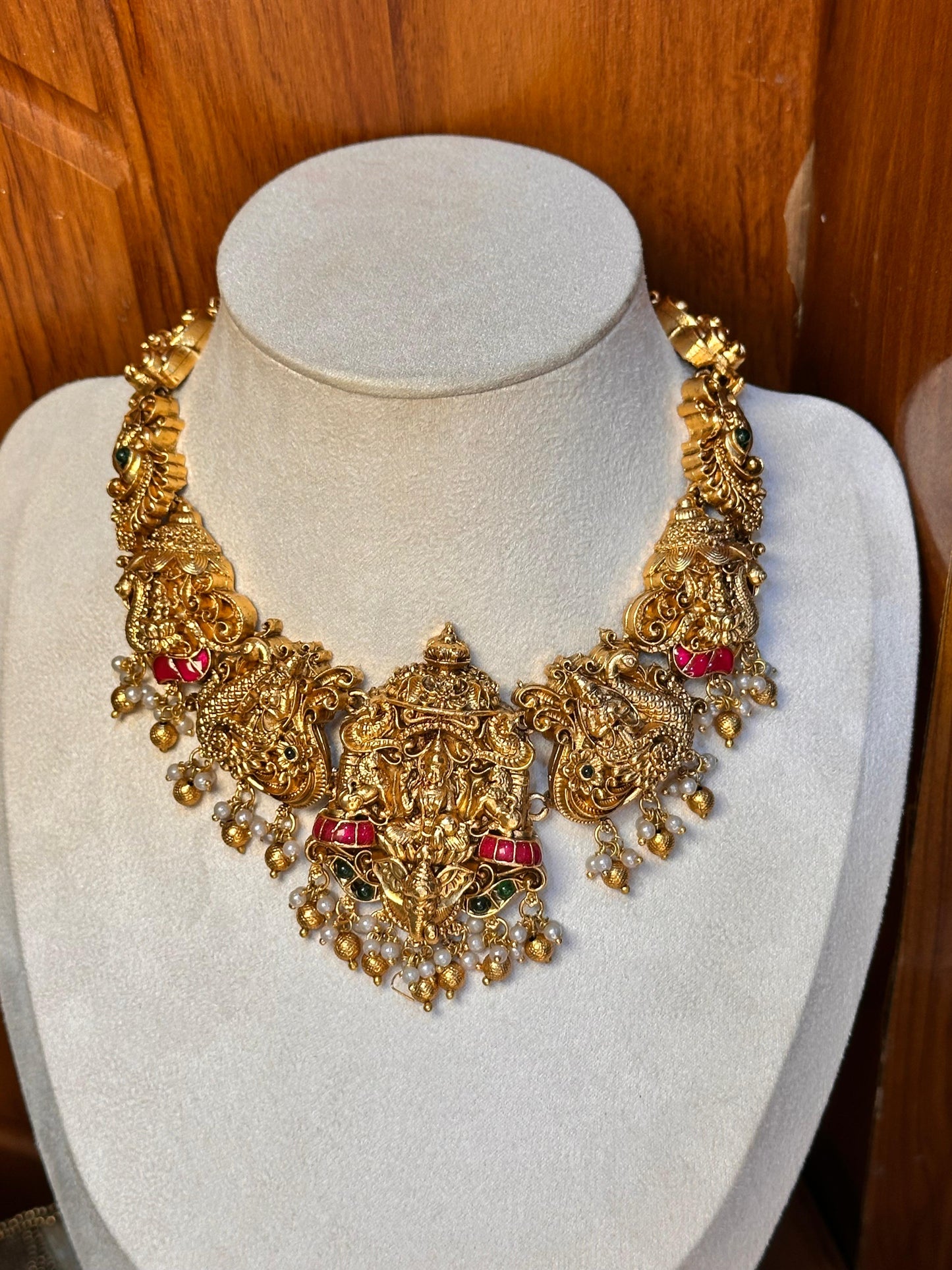 Bridal Laxmi Gold Haaram Set