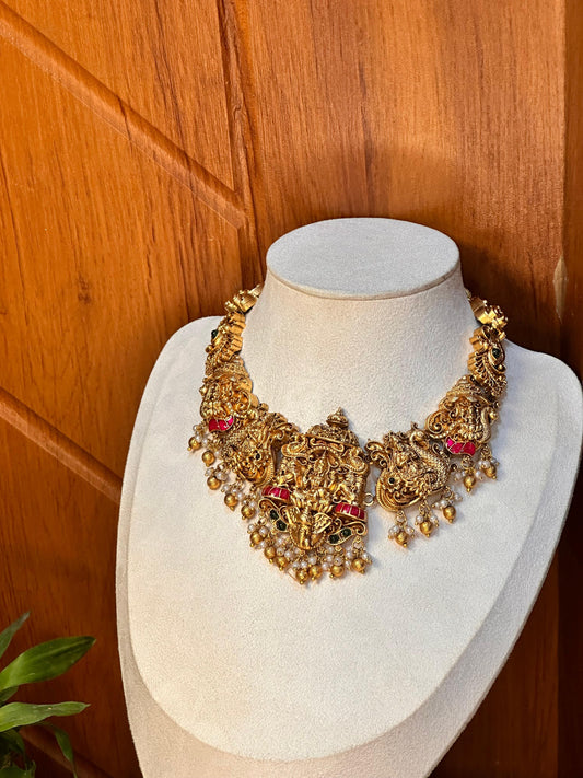 Bridal Laxmi Gold Haaram Set