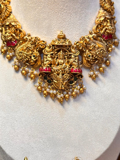 Bridal Laxmi Gold Haaram Set