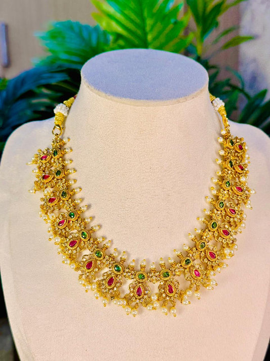 Premium Guttapussalu Necklace Set