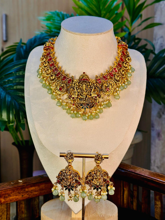 Mint Ganesha Haram Set