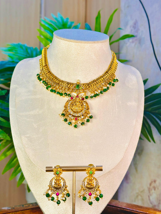 Premium Jalebi Nakshi Necklace