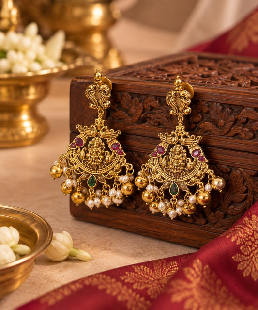 Devi Temple Earrings