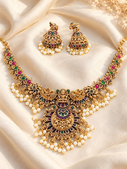 Vaishnavi Temple Necklace Set