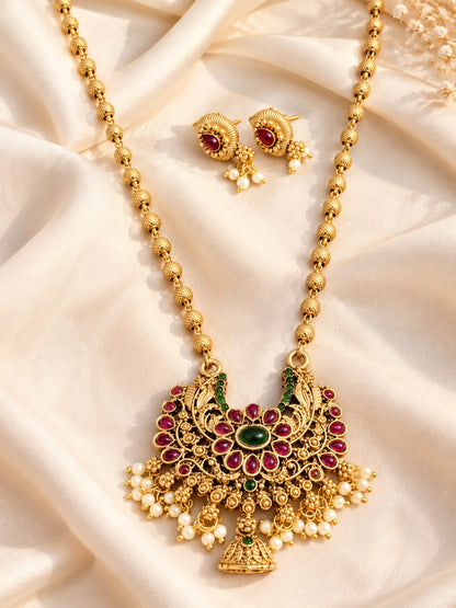 Mayuri Ratna Necklace Set