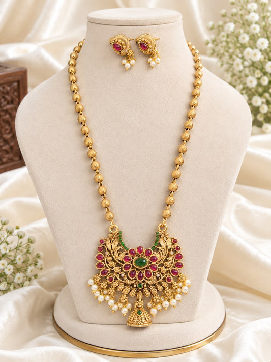 Mayuri Ratna Necklace Set