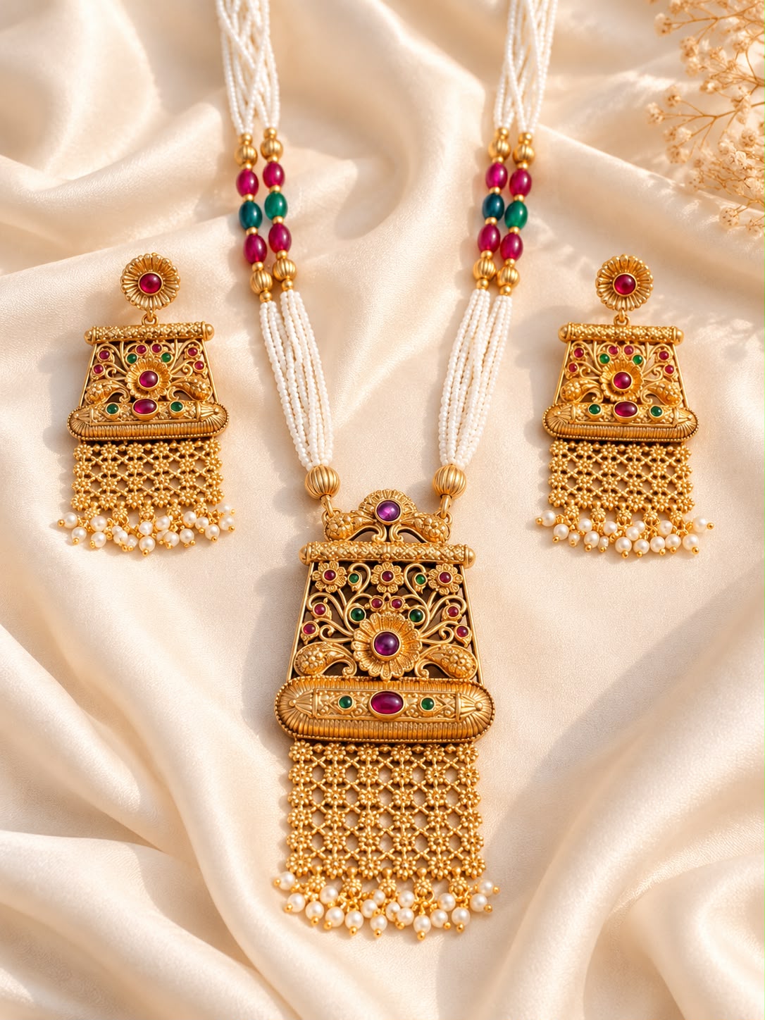 Lakshmi Prabha Necklace Set