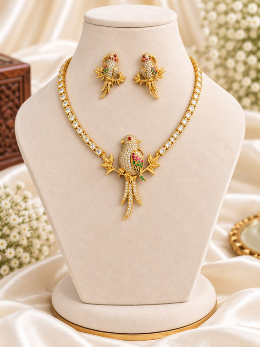 Mayura AD Necklace Set