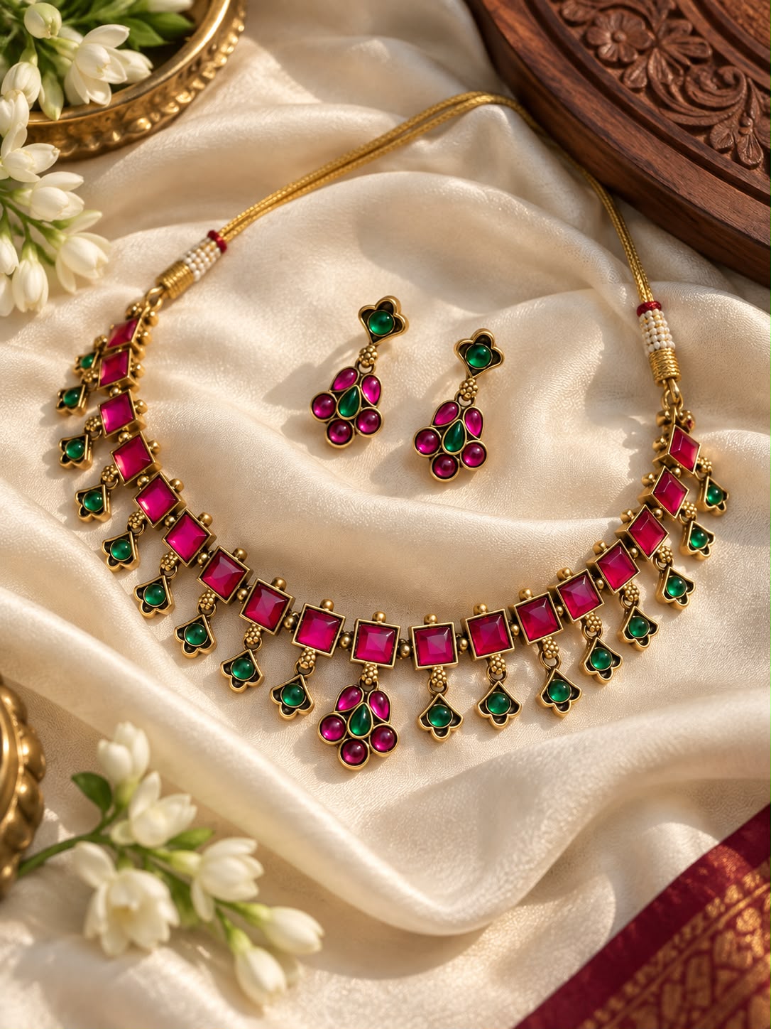 Ratnavali Kemp Choker Set