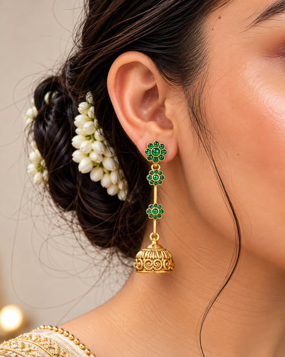 Darshitha Green Earrings