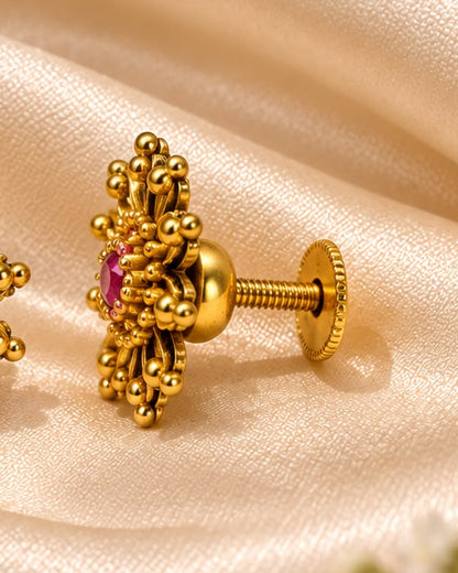 Sitara Ruby Studs