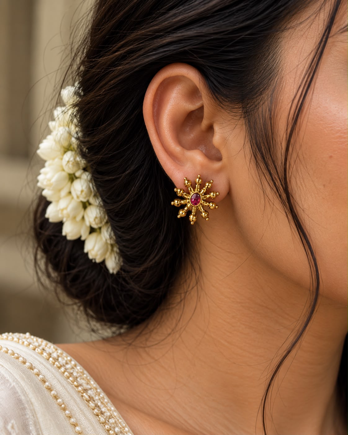 Sitara Ruby Studs