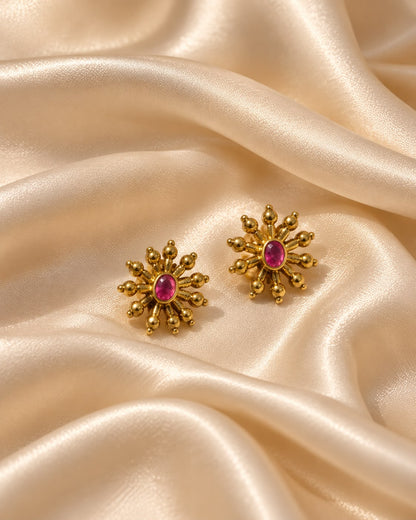 Sitara Ruby Studs