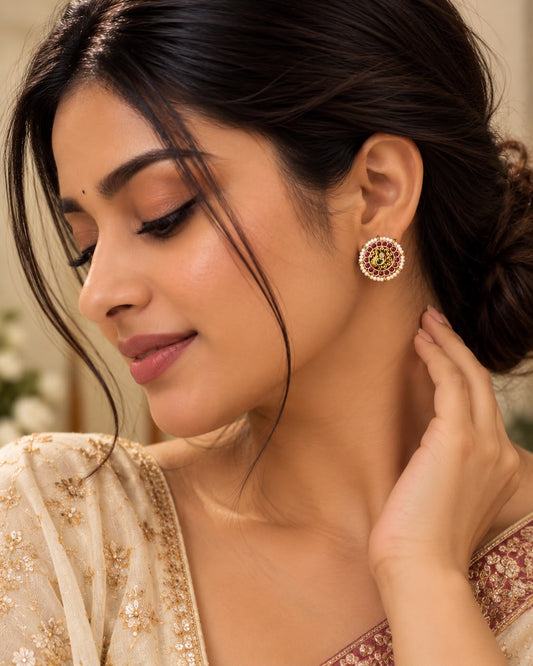 Pihu Kundan Studs