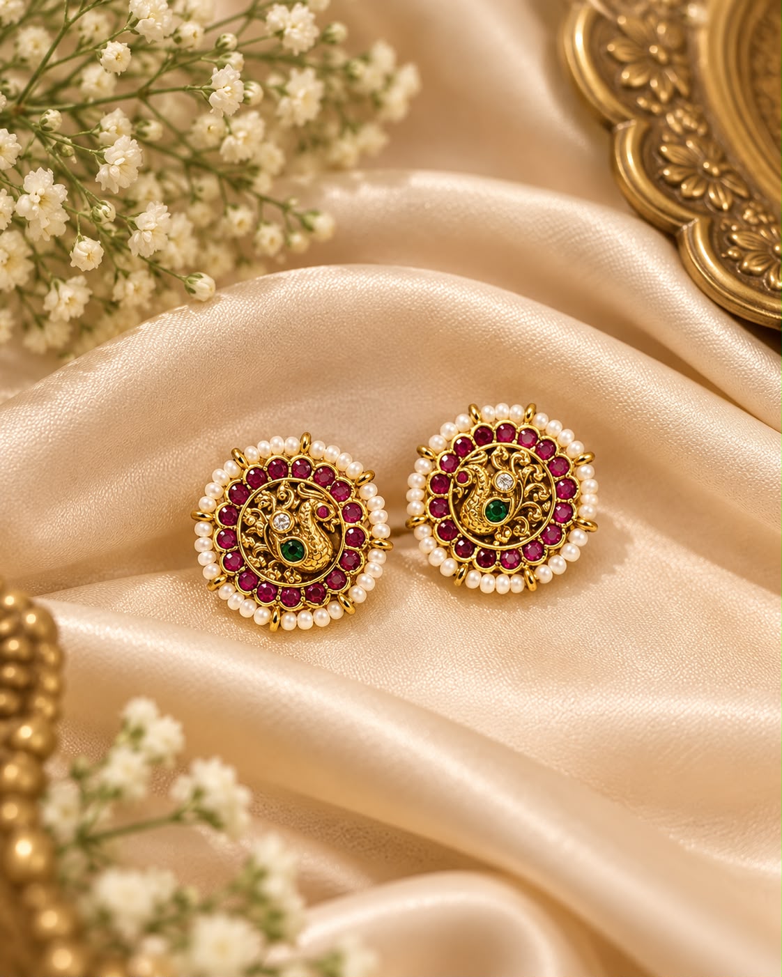 Pihu Kundan Studs