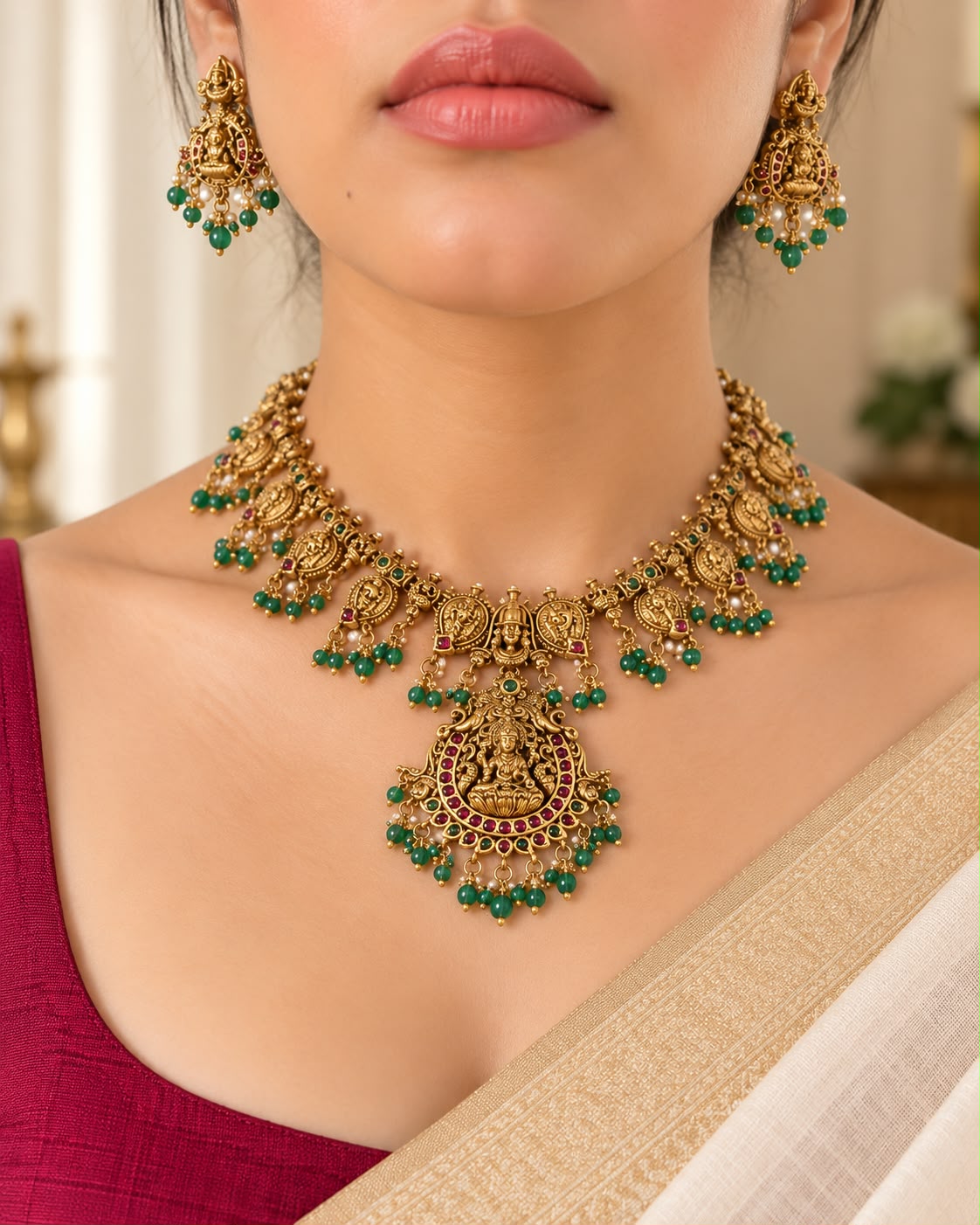 Devika Laxmi Necklace Set