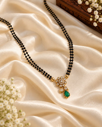 AD Emerald Drop Mangalsutra