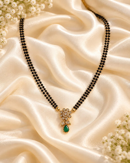 AD Emerald Drop Mangalsutra