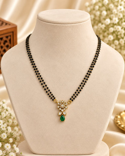 AD Emerald Drop Mangalsutra