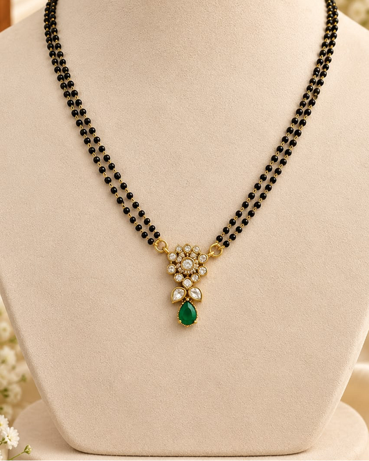 AD Emerald Drop Mangalsutra