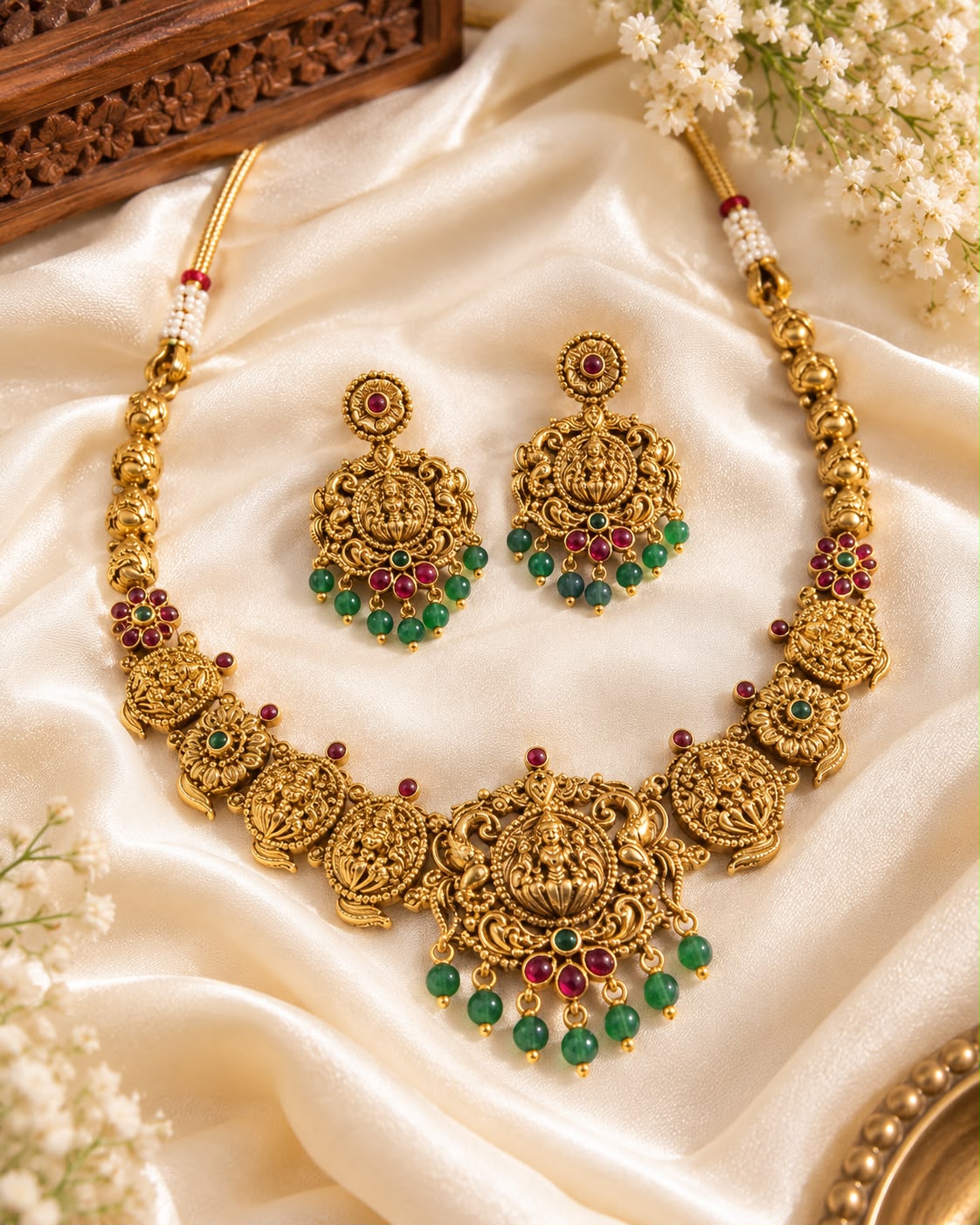 Padmavati Temple Necklace Set
