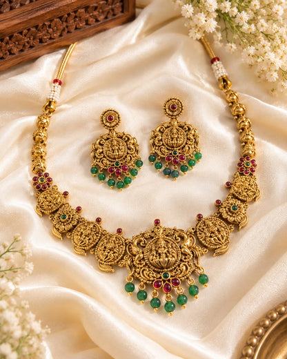 Padmavati Temple Necklace Set