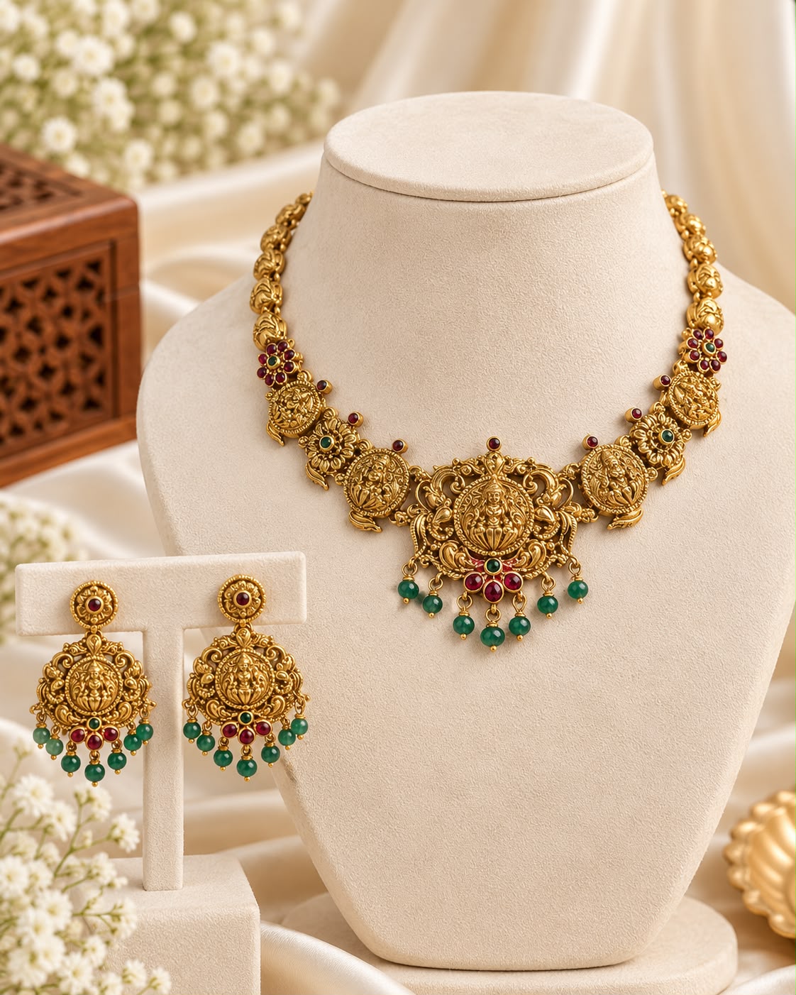 Padmavati Temple Necklace Set