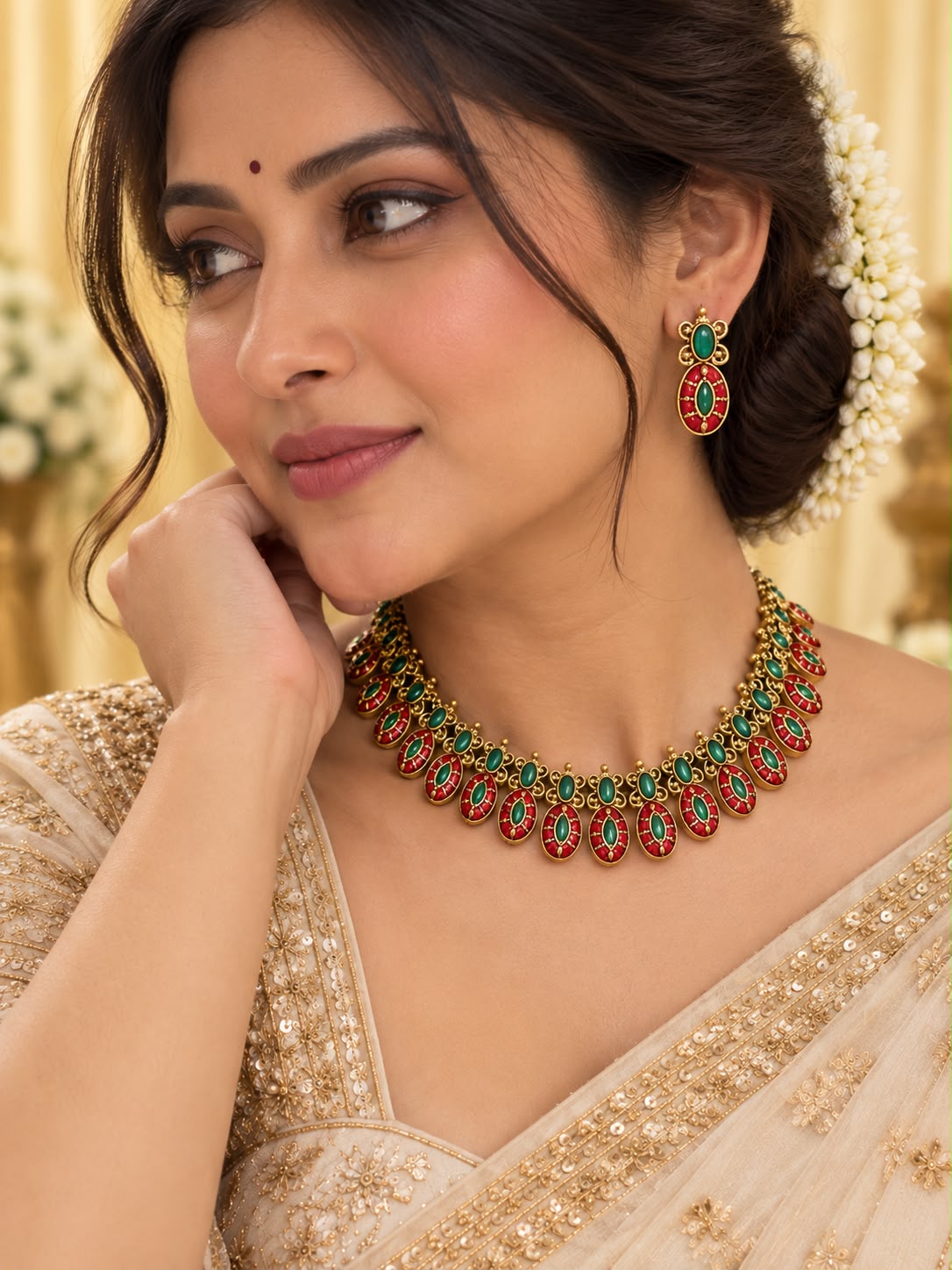 Poornima Necklace Set