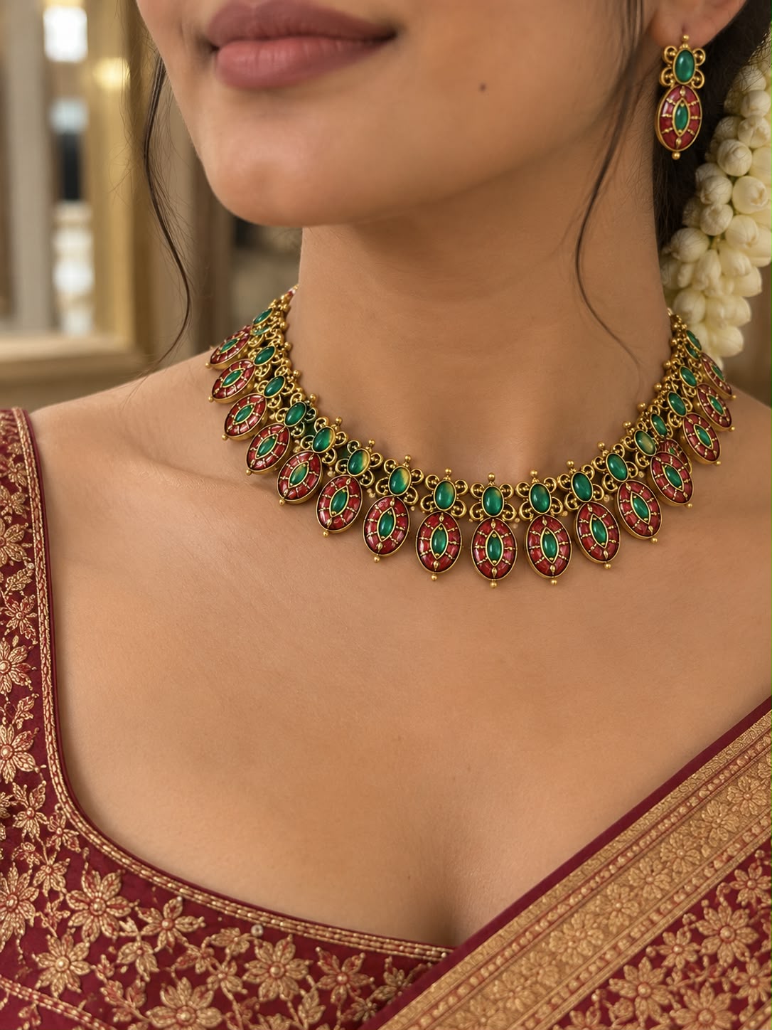 Poornima Necklace Set