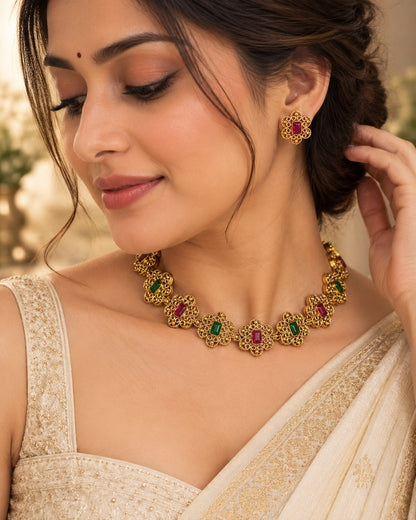Gayathri Necklace Set