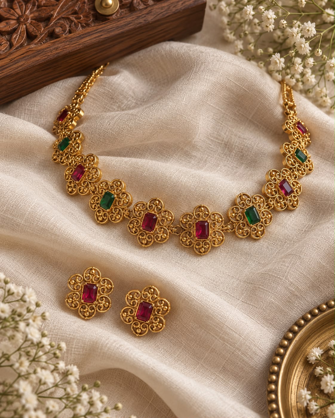 Gayathri Necklace Set